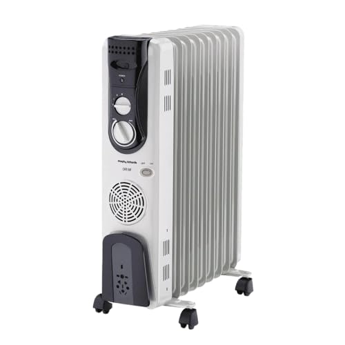 Morphy Richards OFR 11F 11-Fin 2900W Oil Filled Radiator Room Heater | Adjustable Thermostat | Safety Tilt & Auto Thermal Shutoff | Castor Wheels for Easy Mobility | Silent Heating