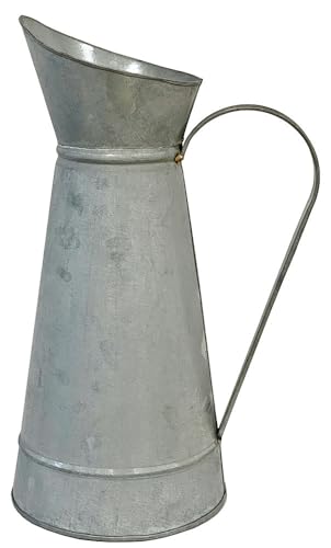 Deko Krug Zink Vase 40cm Zinkkrug Gießkanne Zinkkanne Landhaus Antik-Stil Grau Deko Krug Zink Vase 40cm Zinkkrug Gießkanne Zinkkanne Landhaus Antik-Stil Grau