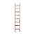 Simpli-Magic 16' Fiberglass Extension Ladder, 16-Foot, Strong Load Capacity, Orange