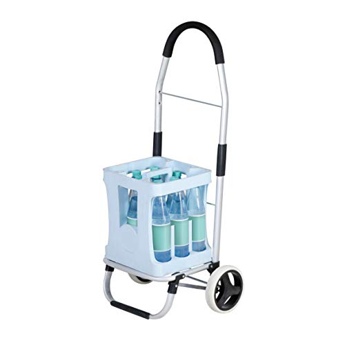 axentia Einkaufstrolley, faltbar, Transportwagen für Getränkekisten, ca. 55 l – Bild 5