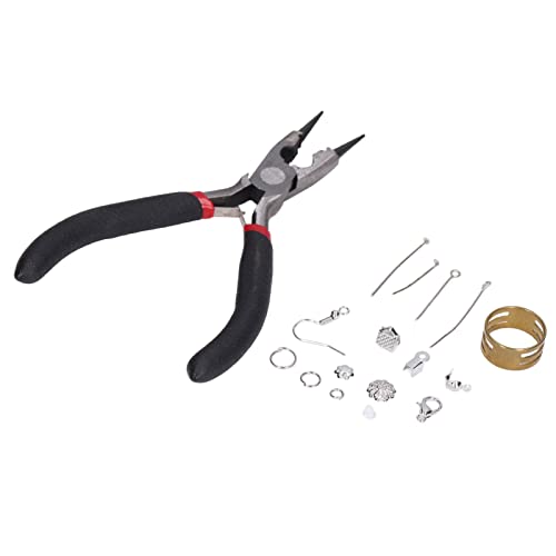 Confecção de joias com miçangas, ferramentas ricas textura delicada acabamento fino conjunto de fabr