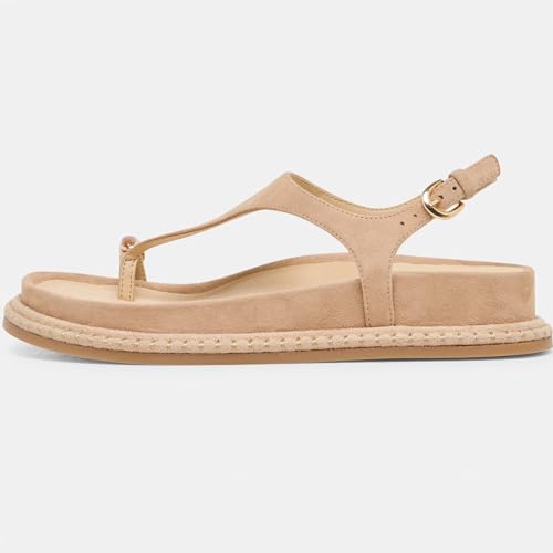 Flat Sandals For Women Open Toe Flip-Flop Platform Sandals Comfortable Walking Dress Party Summer Toe Ring Sandal Shoes2