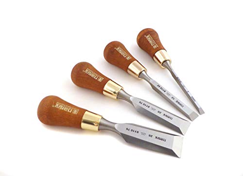 Narex 4-Pc Butt Chisel Set: 6mm, 12mm, 20mm, 26mm Woodworking Tools in ...