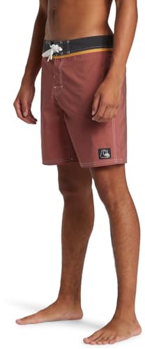 Quiksilver - Mens Original Straight Leg Solid 18 Boardshort, Color Henna, Size: 384