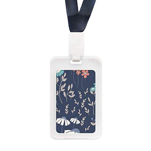 Porte-carte transparent fleurs et plantes pour retrouver rapidement vos cartes de crédit bleues