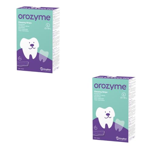 Orozyme Kaustreifen Gr. L | Kaustreifen für große Hunde | 2 x 141 g