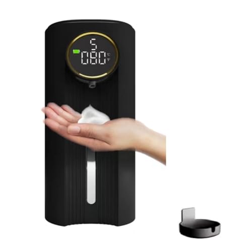 Bnnlqpsttg Dispensador de Jabón Automático Espumante Sin Contacto Dispensador de Jabón de Vajilla Automático Dispensador de Jabón Manos Carga Eléctrica Inteligente,D