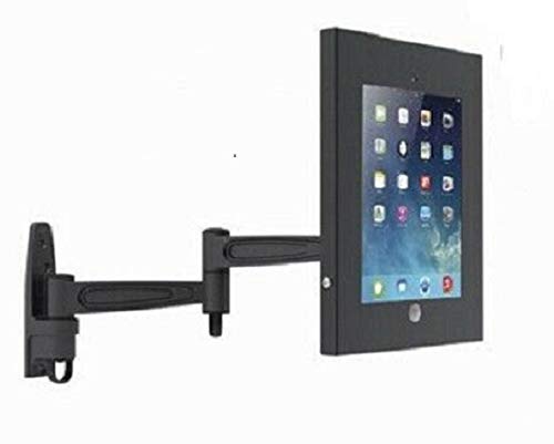 BeetronicFull Motion Anti-Theft Wall Mount Bracket Tablet Enclosure for iPad 2 3 4 and Air
