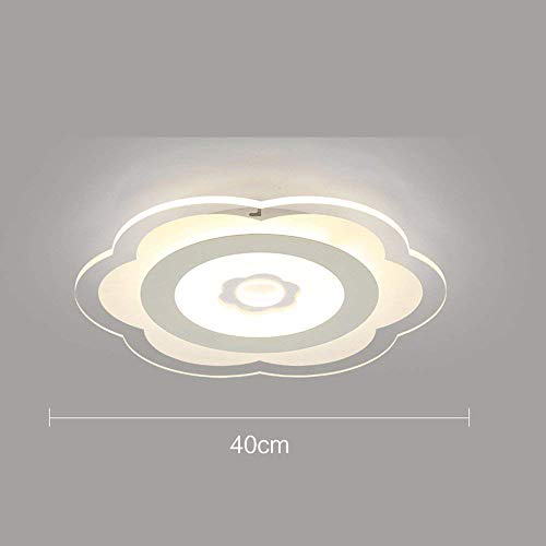 Plafonnier moderne LED ultra-slim en acrylique de 40cm pour salon