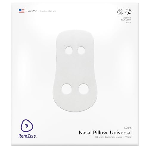 RemZzzs Nasal Pillow Cpap Mask Liners (7A-NPK) - Reduce Noisy Air Leaks and Painful Blisters - Cpap Supplies and Accessories - Compatible with ResMed Respironics and Fisher Paykel