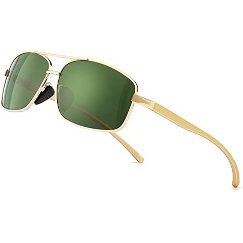 Gafas de sol polarizadas SUNGAIT Retro Rectangulares Cover