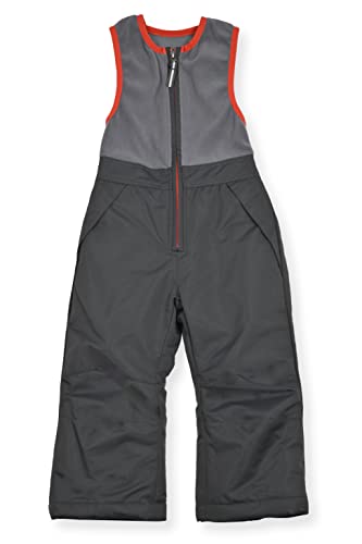 Image of Arctic Quest Boys' Bib Snow Pants and Ski Jacket Water-Resistant Snowsuit For Kids Winter Hooded Jacket, Bold Spice, 5-6
