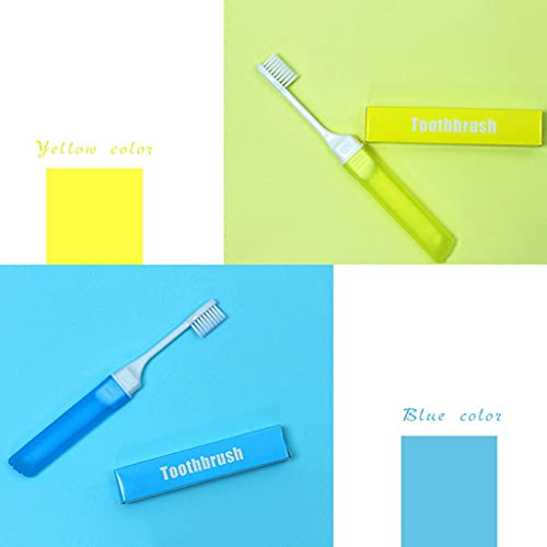 ROYJJ Tragbare, faltbare Zahnbürste, Reise-Zahnbürsten-Set für kreatives Zahnwerkzeug, tragbare Faltzahnbürste – Bild 6