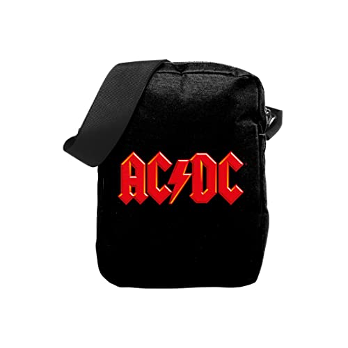 Sac bandoulière AC/DC noir Rocksax 21cm pour les fans de rock au quotidien