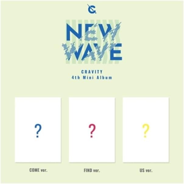 DREAMUS CRAVITY NEW WAVE 4 Mini Álbum Chaqueta de polvo+Póster plegable en paquete+Photobook+Tarjeta Fotocard+Unidad Photocard+Tarjeta