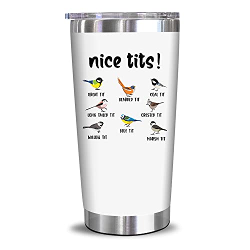 Bird Watching Gifts, Bird Lover Gifts - Bird Gifts For Bird Lovers Men Women - Funny Birding Gifts For Birders, Bird Watchers, Bird Lovers, Men, Women, Friends, Coworkers - 20 Oz Tumbler