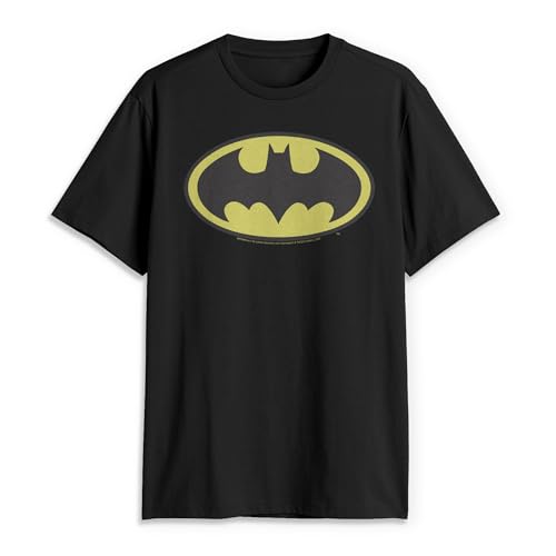 DC Comics Men's Batman - Basic Logo T-Shirt Batman - Basic Logo T-Shirt (Pack of 1)