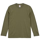 [ユナイテッドアスレ] メンズ 5.6オンス ロングスリーブ Tシャツ L (739) ライトオリーブ