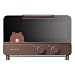 KISAD Elettrico Forno da Tavolo 12L Mini Forno Elettrico tostapane Doppia Porta in Vetro ricircolo 3D ricircolo casa Cottura Casella Torta Pizza Multifunzione