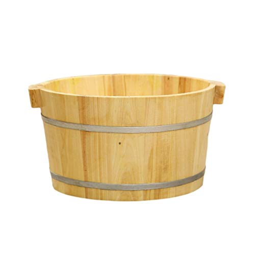 Balde de baño para pies de madera maciza