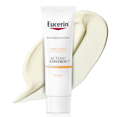 Eucerin Actinic Control MD Fluid Sonnenschutz LSF 100 80 ml, Sonnencreme mit sehr hohem Lichtschutzfaktor, Sonnenschutz zur Vorbeugung von aktinischer Keratose und nicht-melanotischem Hautkrebs 1