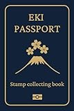  Eki Passport – Japan Stamp Collecting Book: Compact Japan travel journal for stamps and souvenirs. Blue version