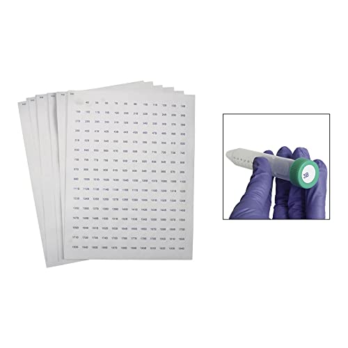 Étiquettes rondes Bel-Art F13491-1301 blanches de 13 mm