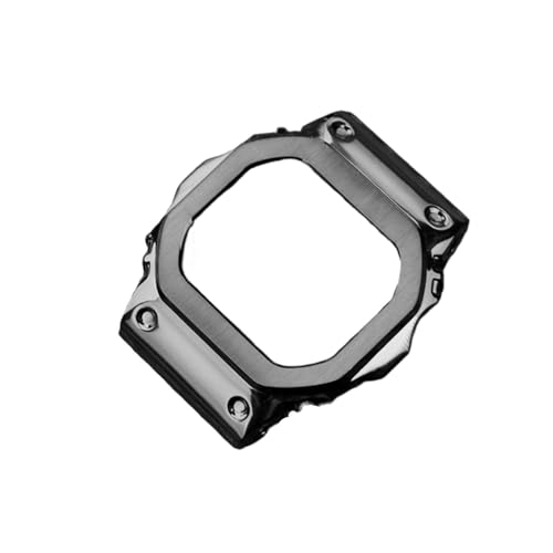 �X�e�����X�P�[�Xor�o���h�A�^�b�`�����g�ɓK������Casio G-SHOCK DW5600 GW-B5600 GW-M5610��������(Black case,For GM 5600)