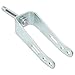 Wheelchair Parts, Wheelchair Replacement Parts, Wheelchair Front Wheel Fork Front Fork Rolling Walkers Wheelchair Front Wheel Steel Bearing Wheel Fork Wheelchair Accessories