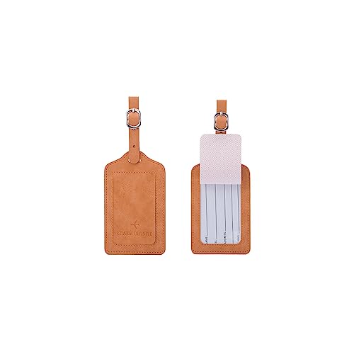 Étiquettes de bagage orange avec boucle réglable solide pour sécuriser tous vos sacs de voyage