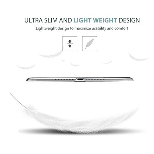 Image of ProCase Smart Case for iPad 9.7 Inch iPad 6th /5th Generation 2018 2017(Model: A1893 A1954 A1822 A1823), Ultra Slim Lightweight Stand Cover with Translucent Frosted Back -White