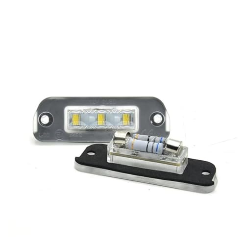 Plafón de luz LED de matrícula coche Benz ML W164 acabado blanco moderno 5