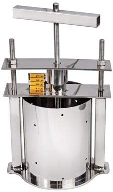 The Sausage Maker - Stainless Steel Cheese Press with Gauge