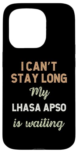 Carcasa para iPhone 15 Pro Lindo perro Lhasa Apso mamá papá raza dueño amor cachorro Carcasa para iPhone 15 Pro Lindo perro Lhasa Apso mamá papá raza dueño amor cachorro