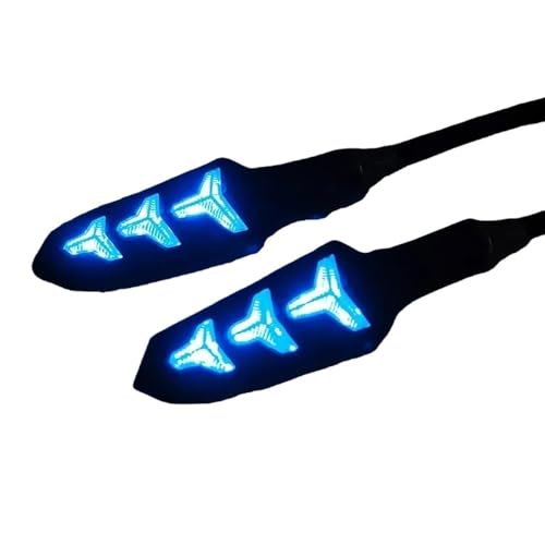 Feu arrière moto LED flexible défilant clignotant étanche