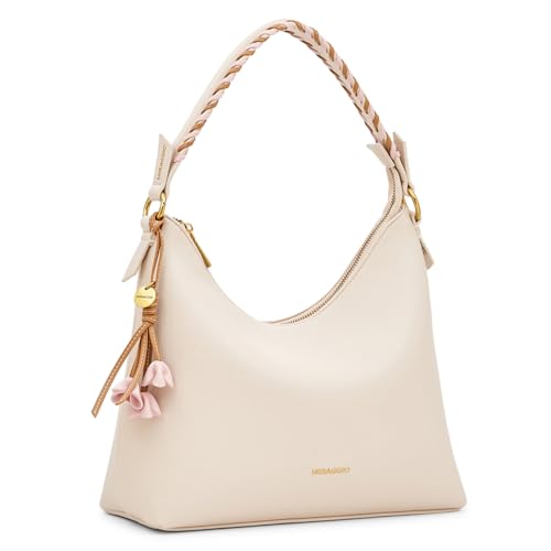 Image of Miraggio Summer Scoop Hobo Handbag For Women With Adjustable & Detachable Strap | Top Handle Hobo Bag For Daily Use