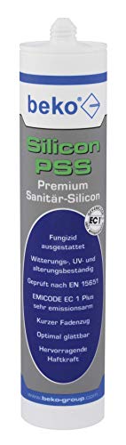 BEKO 22510001 PSS Premium-Sanitär-Silicon 310 ml TRANSPARENT