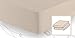 Produktbild schlafgut Elastic-Jersey Boxspringbetttuch/Boxspringbettlaken 140/160x200/220,Ecru