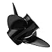 Meruzue 13 x 17 Parts NO.48-8M8026590 Upgrade OEM Aluminum Boat Propeller Compatible fit Mercury Engines 40-140HP,15 Spline,4 Blades,RH