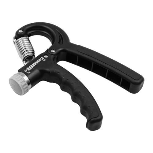 NUZAMAS 2 Pcs Hand Grip Strengthener 10-60kg Adjustable Resistance Forearm Grip Hand Trainer Non-Slip Gripper for Men Women Athletes Musicians Wrist Gripper Black - Image 4