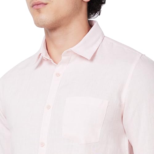 Image of Spykar Men's Regular Fit N /A Full Sleeve Solid Casual Shirts