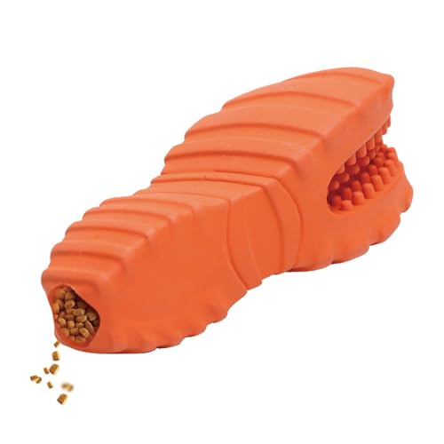 Quorvex Giocattoli Per Pulizia Denti Cani | Interattivo Con Squittio - Giocattolo per Masticazione a Spazzolino,per Cani di Taglia Piccola Media Grande e Masticatori Aggressivi