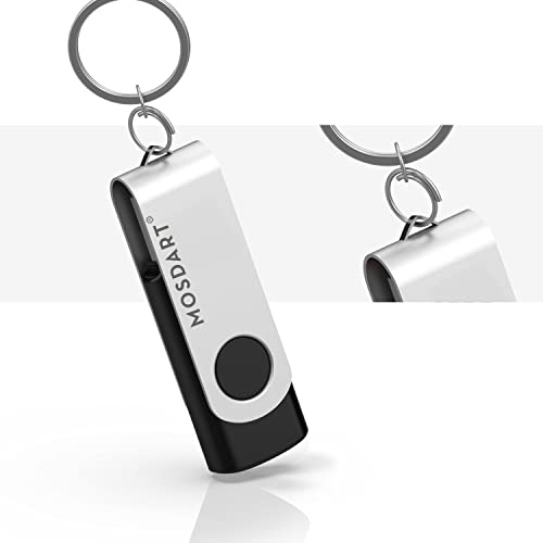 Mosdart U129-128MB-10BLK 10 X Mosdart 128Mb Small Capacity Usb2.0 Bulk Flash Drive Swivel Thumb Drives Zip Drive Memory Drive Jump Drives thumb #1