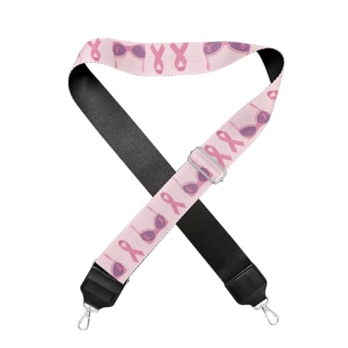 Image of Adjustable Purse Strap for Women, Crossbody Wide Handbag Strap Replacement, Sturdy Bag Strap with Silver Hardware