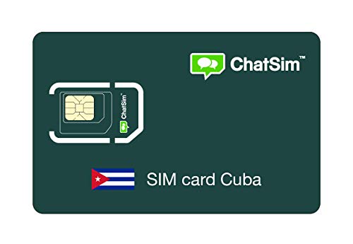 SIM Card internazionale per viaggi in CUBA  ChatSim  copertura in 165 Paesi, roaming globale  rete multi-operatore GSM/2G/3G/4G senza costi fissi, senza scadenza e tariffe competitive