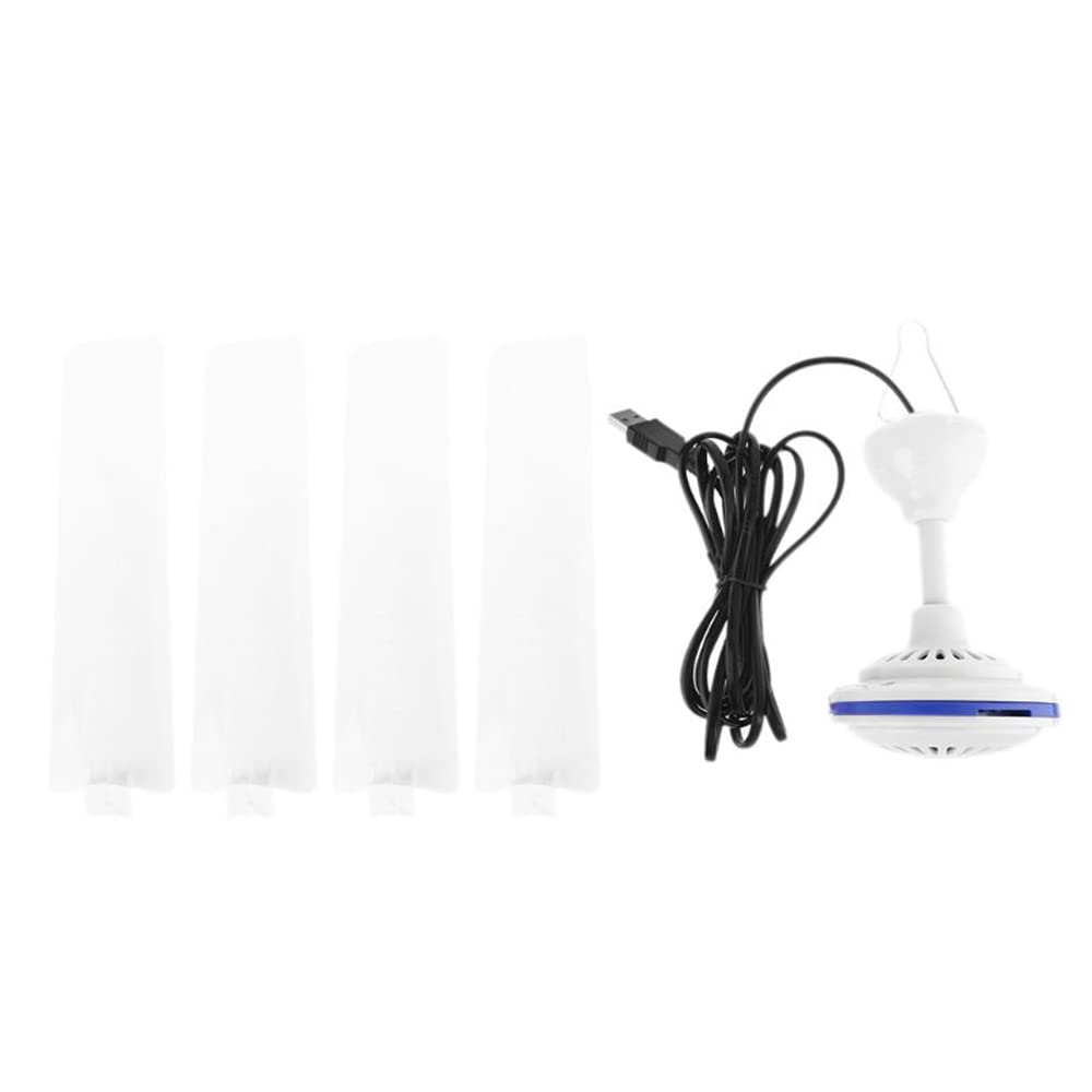 Ventilatore da soffitto USB 5 V 50 cm Ventilatore USB portatile Mini USB Appeso Ventilatori da tenda da campeggio per gazebo esterno Ventilatore a soffitto alimentato a batteria Design