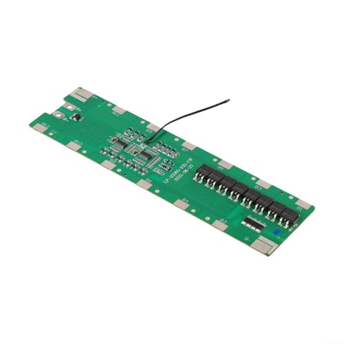 48V E-for Bike Battery PCB Board with Balance, 13S 6P for E-Scooter and Power Tool Applications, Green ABS+PC Holder for 48V for Spare Battery Box