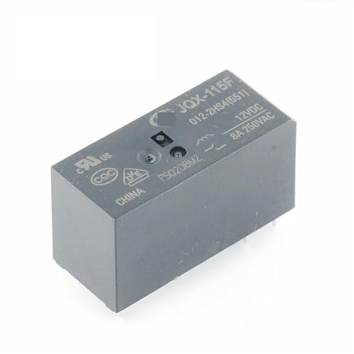 Relé miniatura HF115F-024-2HS4 de 8A para sustitución de componentes 4