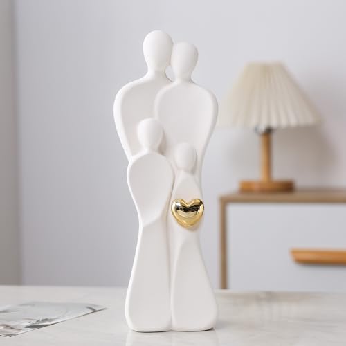 Escultura Familiar de Cerámica para 4 Personas miniatura 3