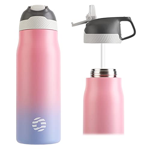 FEIJIAN FJbottle Botella de Agua Acero Inoxidable 550ML/710ML, Botella Termica Reutilizable con...